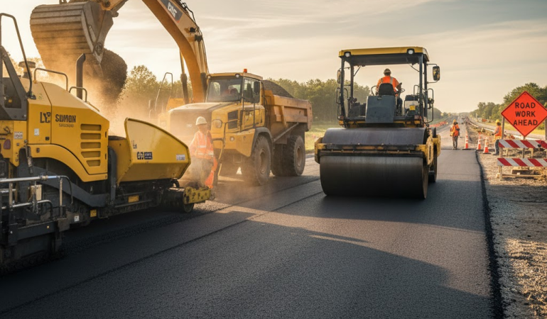 Heavy Equipment for Paving