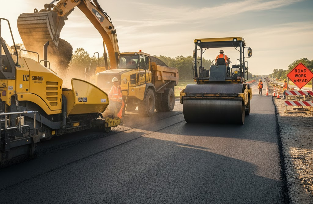 Heavy Equipment for Paving