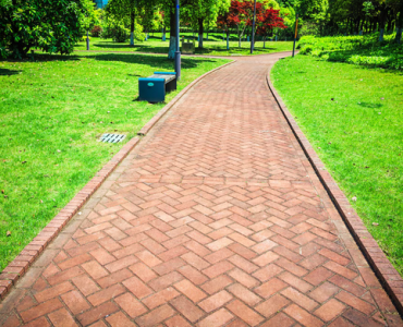 Brick paving