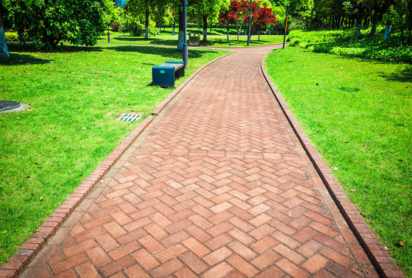 Brick paving
