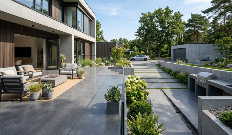 Custom Concrete Features