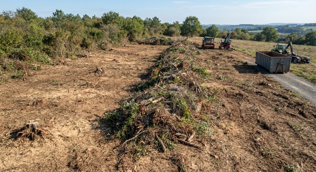 Cleared Vegetation