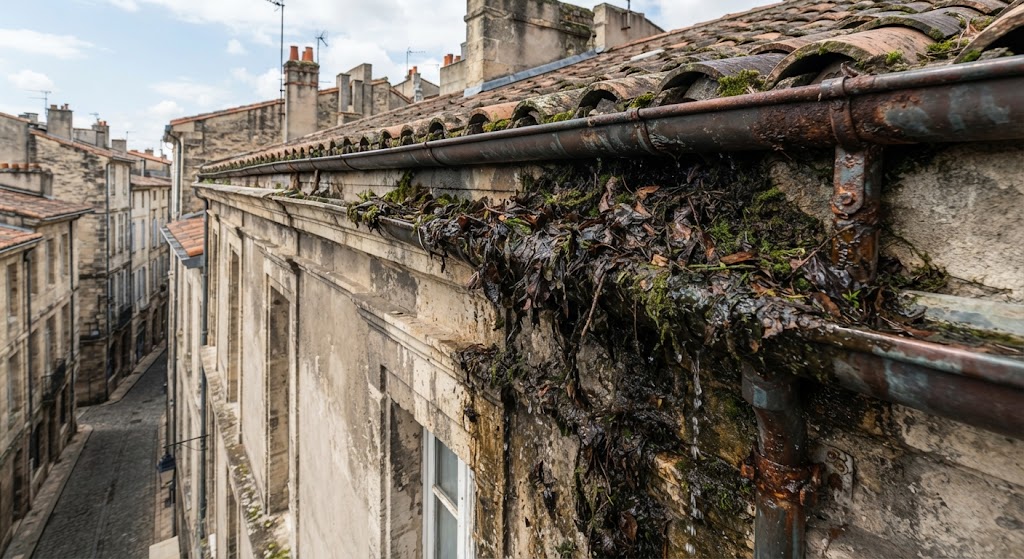 Blocked Gutters and Roof Damage